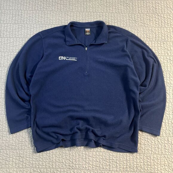 Vtg Y2K Patagonia Capilene Fleece 1/4 Zip Sweater Men XXL Outdoor Base‎ Layer - Picture 1 of 8